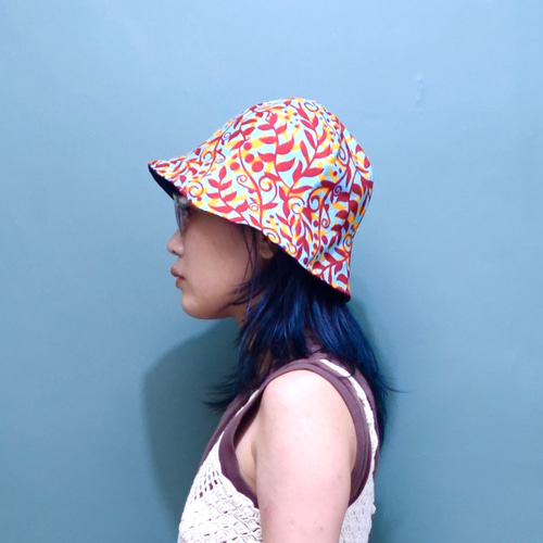 tomoyo.tomo.リバーシブル·アフリカ布チューリップハット 26枚 africa