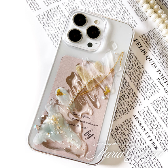 iPhone14Pro MAX カバー レジンアート ハンドメイド オーダー可能 iPhone14Pro MAX カバー レジンアート ハンドメイド オーダー可能