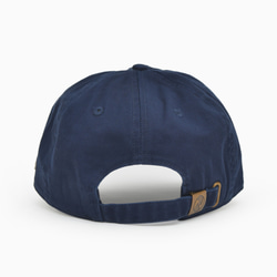 [海軍藍] 棉帽；搭配柴犬牛角麵包刺繡 第4張的照片