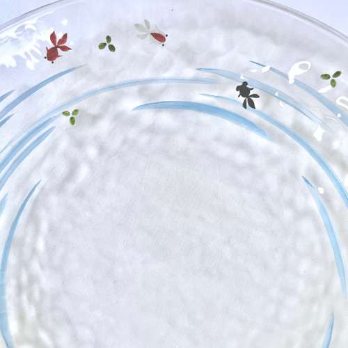 ガラス飾り皿　金魚 131646c3ad55e862a2b1d8ffd72001