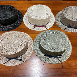 ケンマ草レースカンカン帽（23SSN-031R) 6枚目の画像