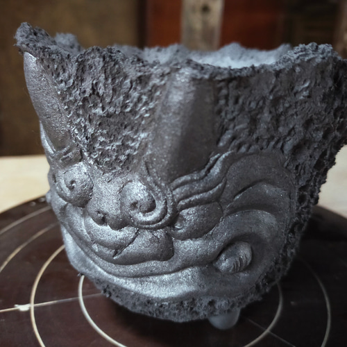 鬼瓦(土瓦製)3点セット