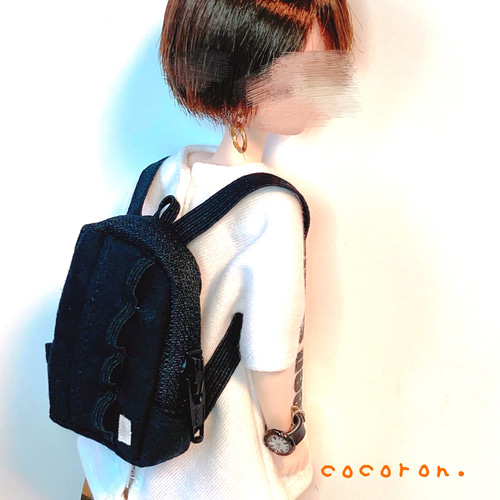 ミニチュアリュック】 ドール用バッグ 1/12ドール 22センチドール等