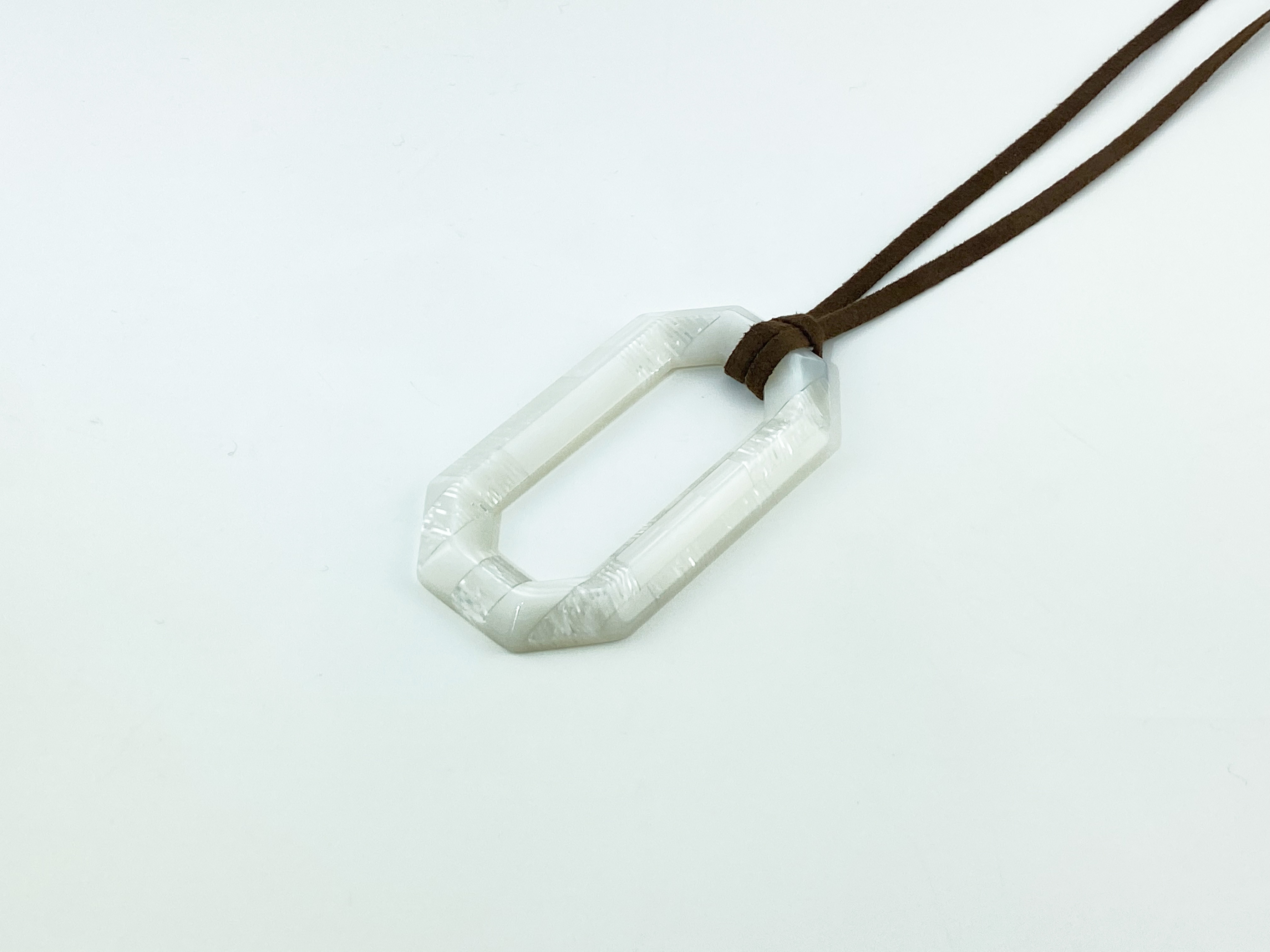 Pendant Glass Holder ペンダント グラスホルダー ＜スクエア＞（B71 milky white）