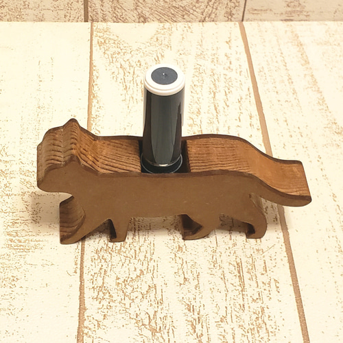 猫の日2026 受注制作☆木製☆猫の印鑑スタンド☆印鑑置き☆シヤチハタ