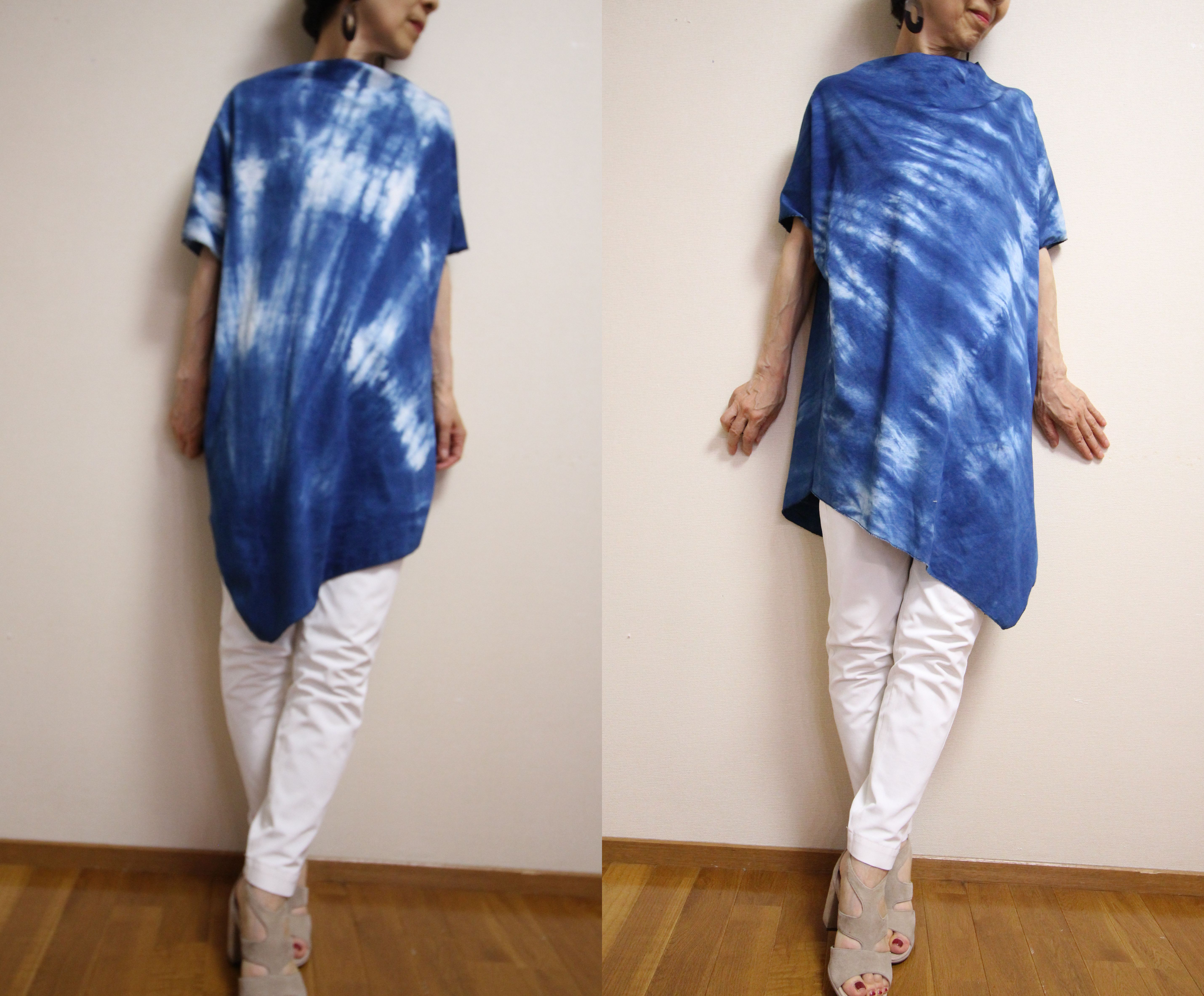 藍染めチュニックTシャツB チュニック Some 通販 16245297