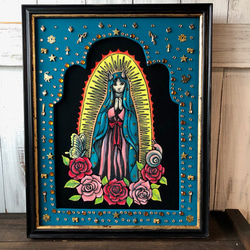 神聖幾何学アート【ブルームーンに抱かれて2】 絵画 kitatik 通販