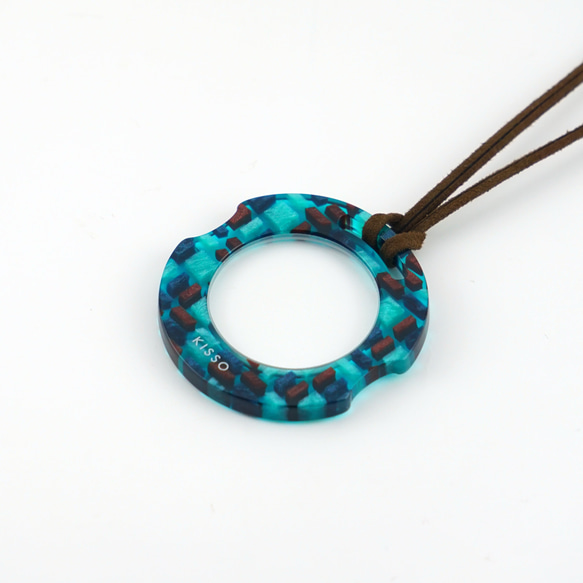 Pendant Loupe ペンダントルーペ＜KOC＞（CK3 boston blue） 1枚目の画像