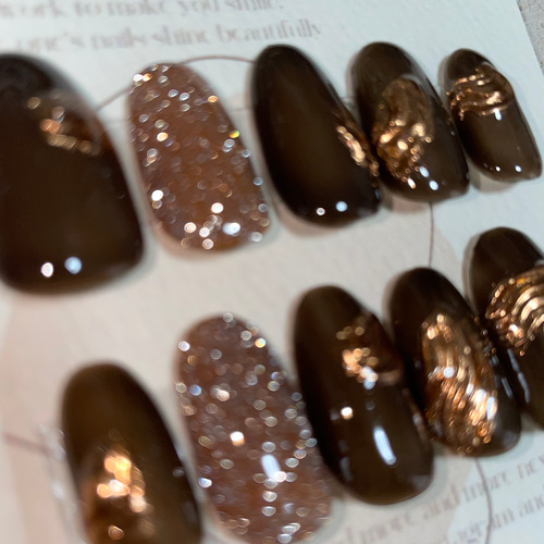 ブラウンミラー・フラッシュネイル ネイルチップ（つけ爪） ___