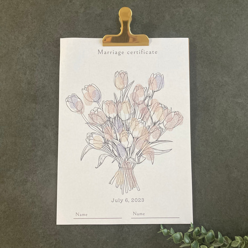 chiiiさま用♡ ウェディング 結婚証明書 ウェルカムスペース C-4