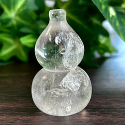縁起物～ ヒマラヤ水晶 ひょうたん（瓢箪) 原石 50mm 1個 天然石
