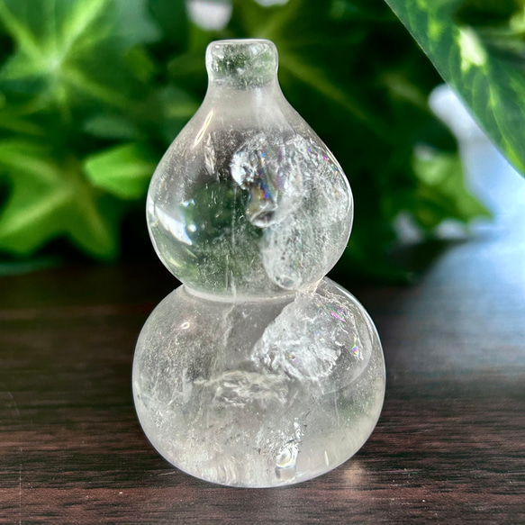 縁起物～ ヒマラヤ水晶 ひょうたん（瓢箪) 原石 50mm 1個 天然石