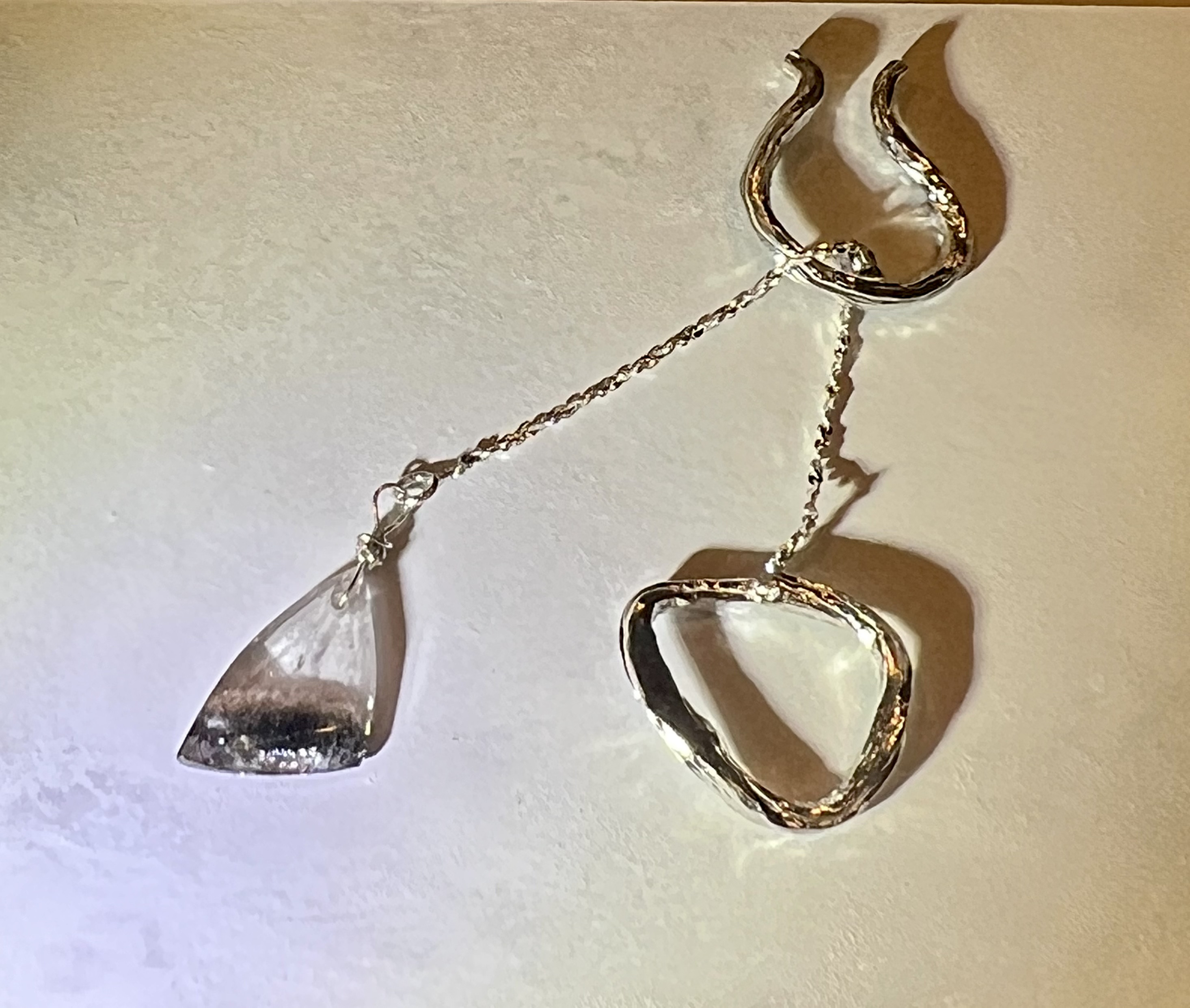 Eye of Storm_アジャストチェーン　イヤーカフ　スーパーセブンクォーツ