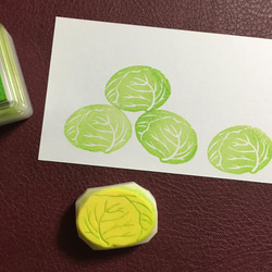 多肉植物『オウレイ』の消しゴムはんこ（持ち手つき） はんこ