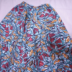-再販-ラスト1点　Aラインフレアスカート06ロングスカート　woman アフリカンプリント　リラックスウェア 4枚目の画像