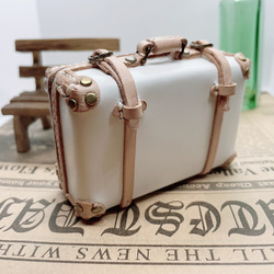 受注製作】本革1/6ドールサイズクラッシックキャリーケース