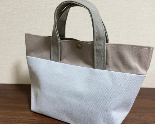 現品SALE】トートバッグS✴︎倉敷帆布8号×11号生地 トートバッグ