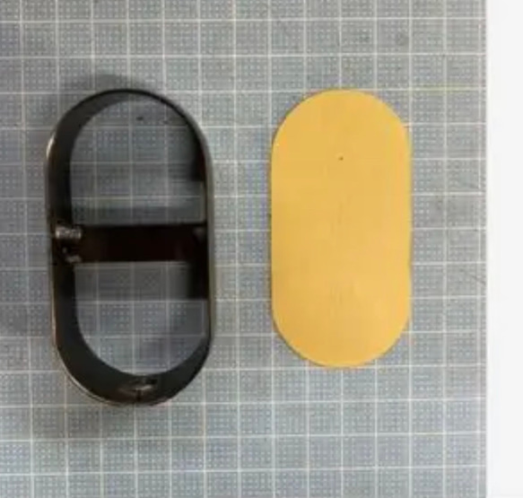 割引クーポン 小判型8センチかける3センチに変更の抜き型 オーダーメイド その他