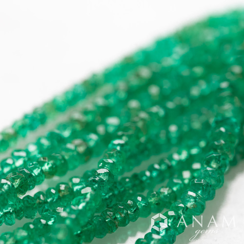ザンビア産】 【約9cm】エメラルドボタンカット【緑が濃い】☆ANAM