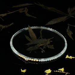 輕奢風海藍寶14K包金 GF Swarovski 配珠水晶手鍊 ( Aquamarine Bracelet ) 第2張的照片