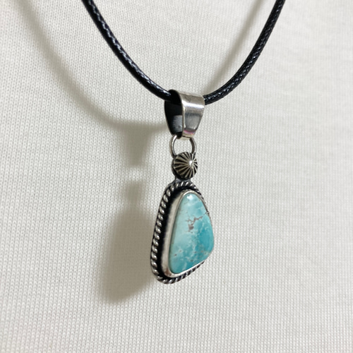 ペルシャン ターコイズ トルコ石 シルバー ネックレス