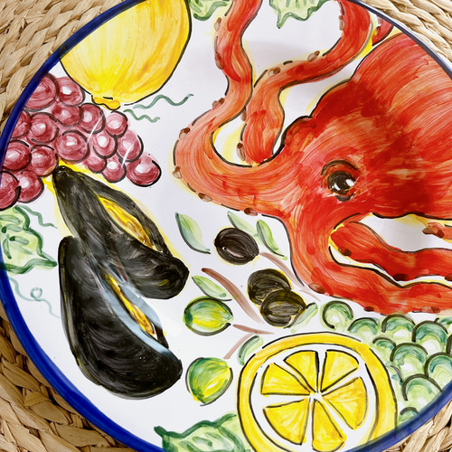 イタリアの市場をイメージしたパスタ皿 中皿 bottegajunko 通販