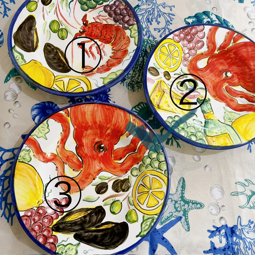 驚きの価格が実現！ DESIGNERS GUILD パスタプレート 手描き イタリア 絵皿 食器