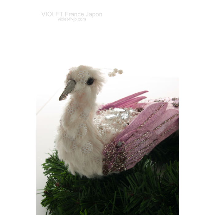 オランダ Keamingk 　パールピーコッククリップ・オーナメント2025