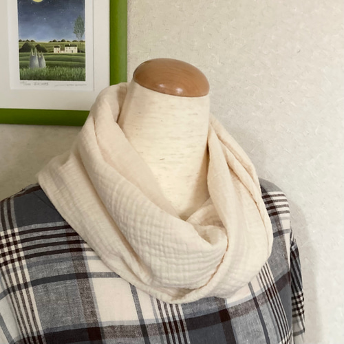 ガーゼスヌード♡ハンドメイド Organic Cotton＆linen Wガーゼスヌード - COCOCOCO | minne