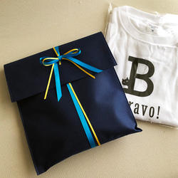 【5色展開】『B』ワード＋neco（ネコ）オリジナルTシャツ／ホワイト 9枚目の画像