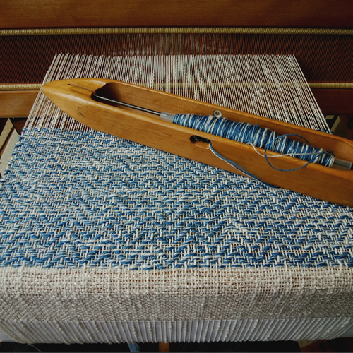 ランチョンマット・2枚組／手織り・本藍染め 本藍染 ランチョンマット・コースターセット【紺色】 | JTBの