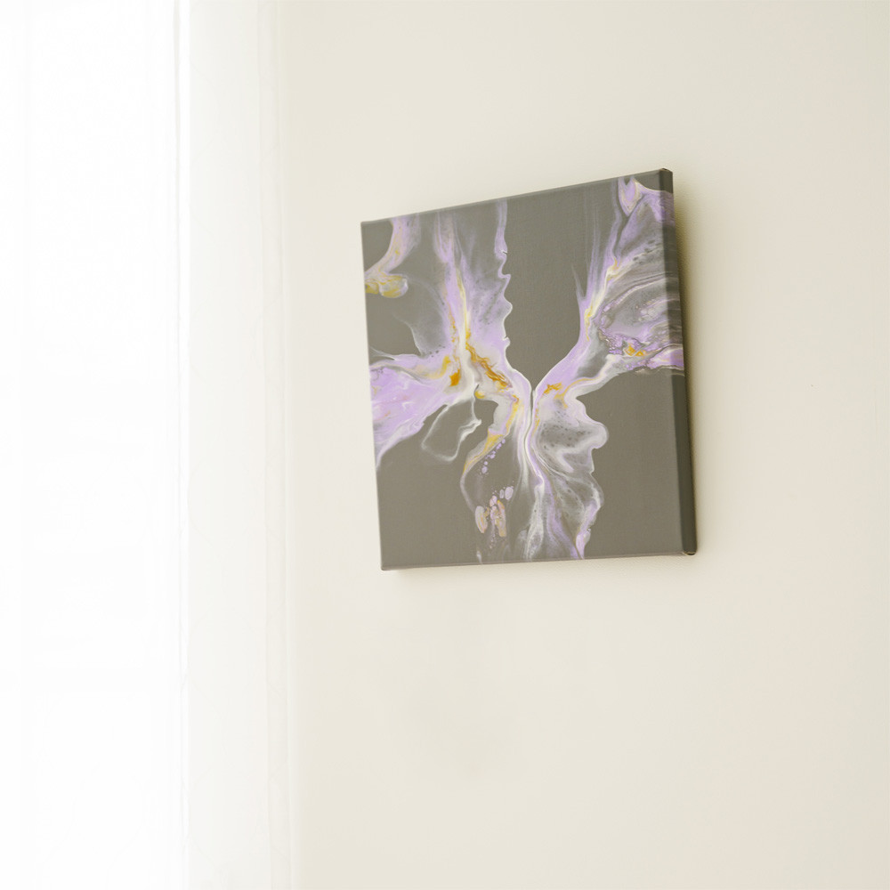 アート/ no10　Lilac on Gray