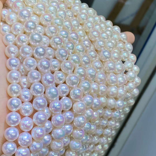 高級】あこや真珠 一連ネックレスs925 ネックレス・ペンダント パール  