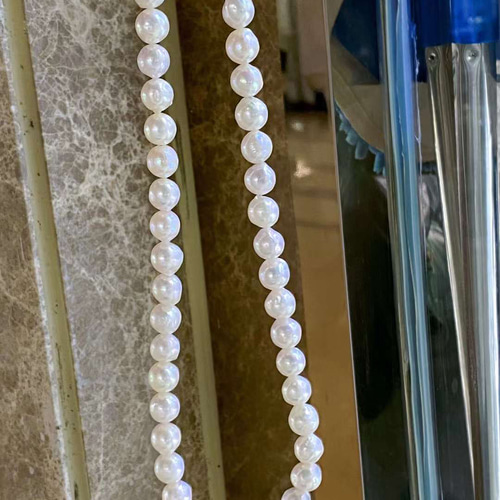 高級】あこや真珠 一連ネックレスs925 ネックレス・ペンダント パール  