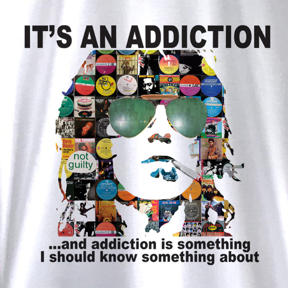 ADDICTION / Tシャツ / WHITE 1枚目の画像