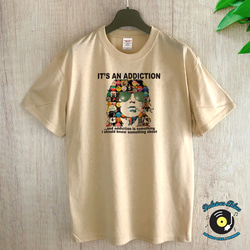 ADDICTION / Tシャツ / BEIGE 1枚目の画像