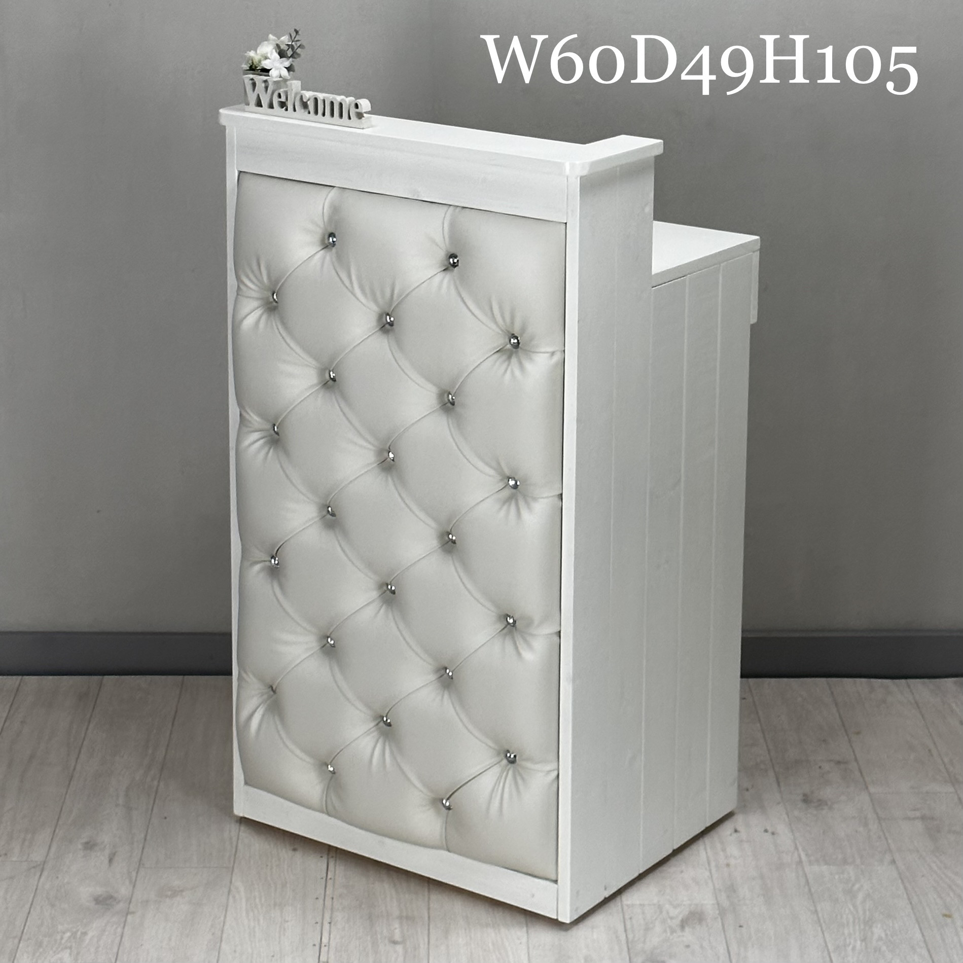 受注製作_BARIKI_レジカウンター_レジ台_ 幅60cm×奥行49cm×高さ105cm_BK02MW(W60)