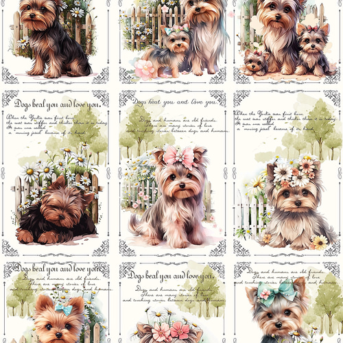 ハンドメイド】ヨークシャテリア風 子犬のテディドッグ SNSで人気