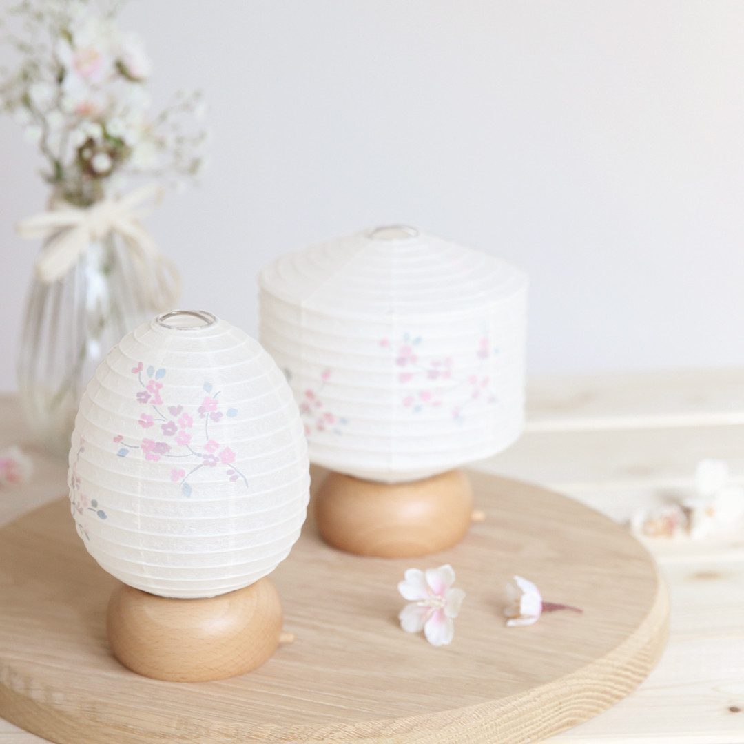 おかえり提灯 サクラ ミニサイズ 豆cocolan