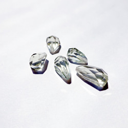 K14gf 『 D 』シェイプピアス グリーンアメシスト 4枚目の画像