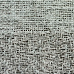 リネン生成り手織ティーマットC (ランチョンマット、生成り色のジグザグ柄) 6枚目の画像