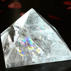 大宇宙との融合✨】レインボー ピラミッド 神聖幾何学 クリスタル 水晶