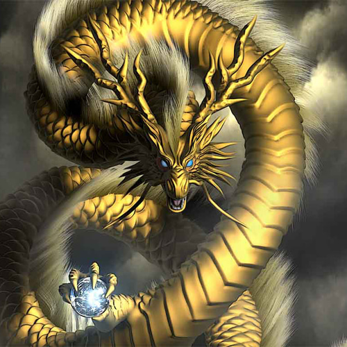 Ken Shiozaki | #龍 #辰 #竜 #雲 #月 #満月 #moon #干支 #十二支