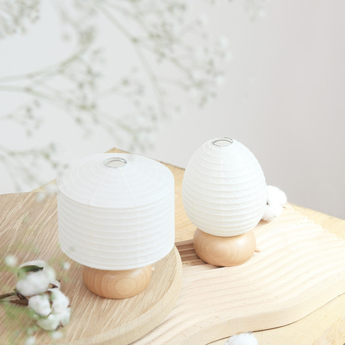 おかえり提灯 無地 ミニサイズ 豆cocolan スタンドライト・テーブル