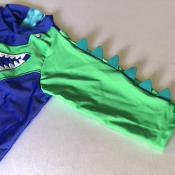 Crocodile rash guard　ラッシュガード　ベビーラッシュガード　ワニ　男の子水着　海外水着　ベビー水着　 2枚目の画像