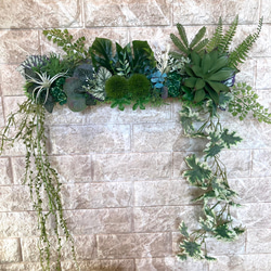 光触媒　人工観葉植物　ウォールグリーン　フェイクグリーン404105 9枚目の画像