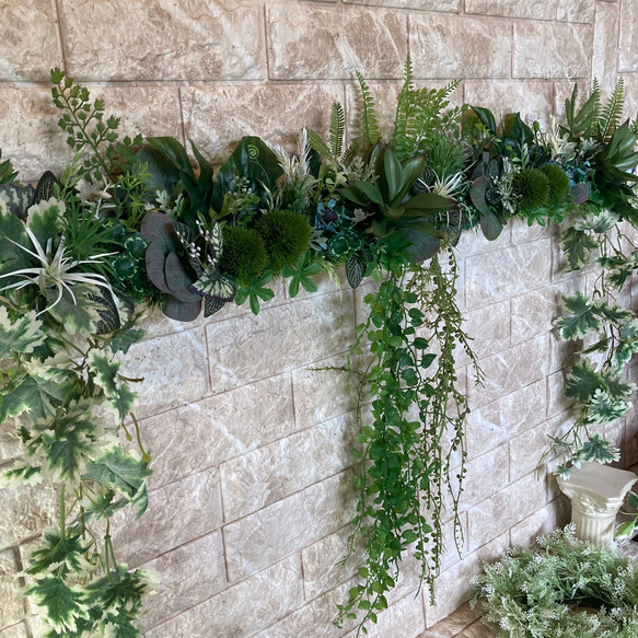 光触媒　人工観葉植物　ウォールグリーン　フェイクグリーン404105 7枚目の画像