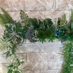 光触媒　人工観葉植物　ウォールグリーン　フェイクグリーン404105 6枚目の画像