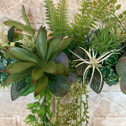 光触媒　人工観葉植物　ウォールグリーン　フェイクグリーン404105 5枚目の画像