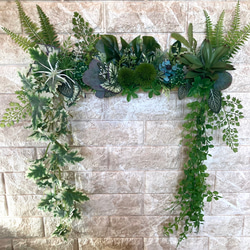 光触媒　人工観葉植物　ウォールグリーン　フェイクグリーン404105 8枚目の画像